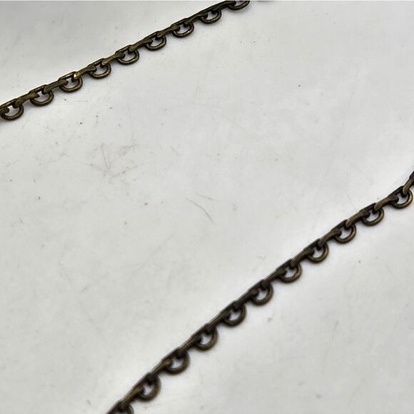 "5/$25" Brasstone Bead Drop Adjustable Bib Chain Necklace - Picture 5 of 9